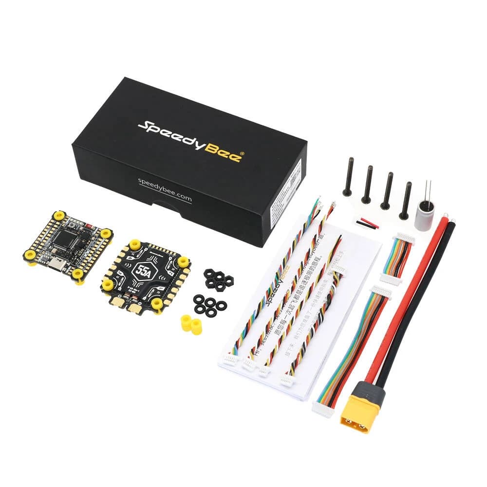 Speedybee F405 V5 32-bit 55A 30.5*30.5mm Model Aircraft Stack (F4 V5 Flight Controller+OX32 55A 4in1 ESC) For RC FPV Drone - 1
