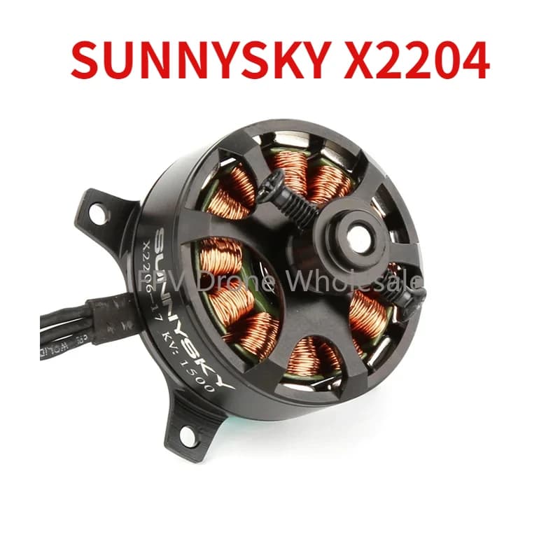 SUNNYSKY X2204 1480KV 1800KV / X2206 1500KV 1900KV Brushless Motor 2~3S Lipo 3.0mm Shaft  for 3D Fixed-Wing Drone and Quadcopter - 1