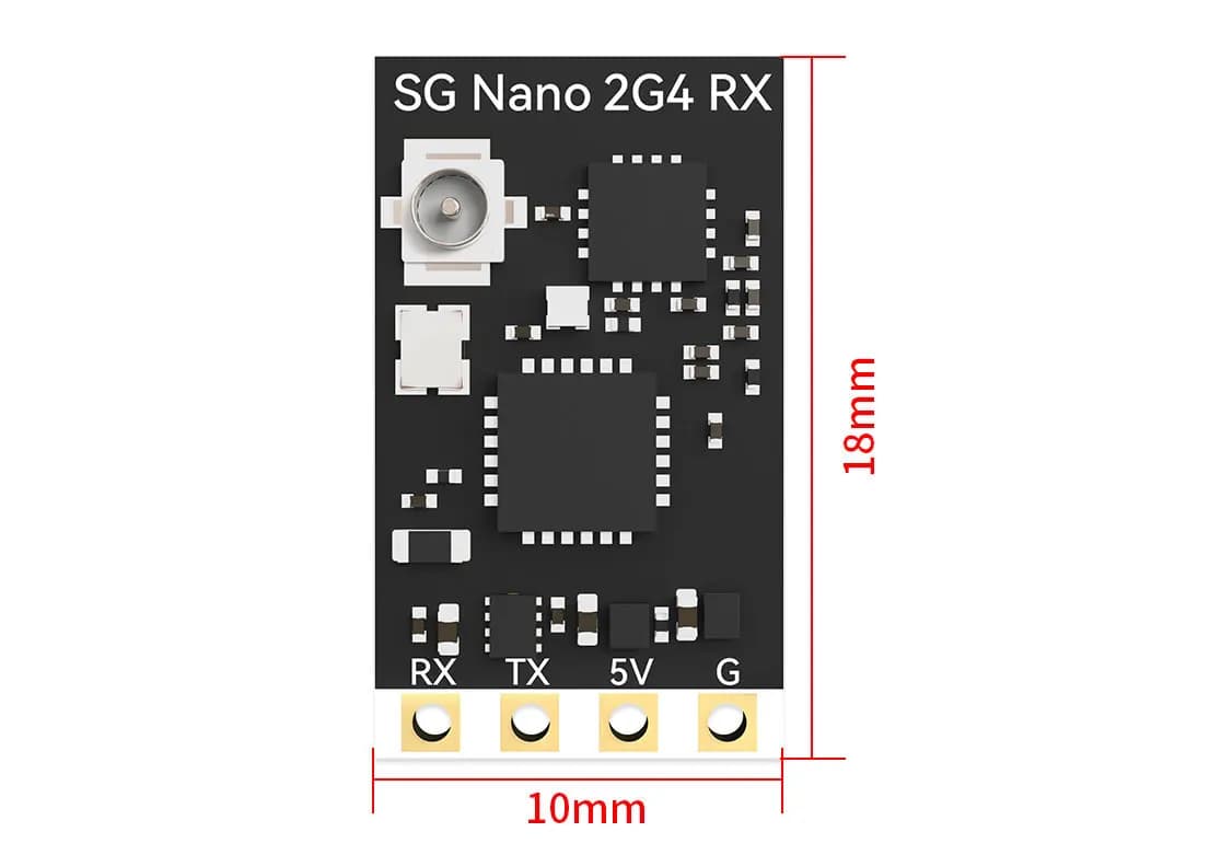 SpeedyBee RunCam Sub-brand SkyGuy Nano 2.4G ExpressLRS ELRS Receiver FPV Freestyle DIY Parts