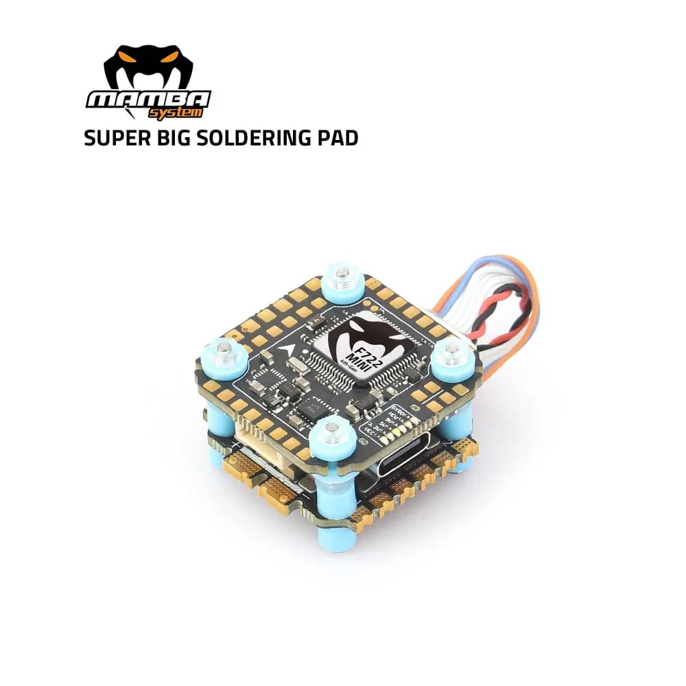 DIATONE MAMBA MK4 F722 MINI OSD Flight Controller W/ BLHeli_32 F40_128K ESC Dshot300/600/1200 3-6S for FPV Racing Drone