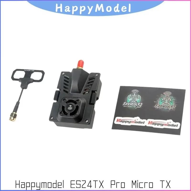 HappyModel ES24TX Pro 1000mW 2.4G ExpressLRS TX Module w/Cooling Fan & RGB LED, Long Range for FPV Drone, Airplane, RC - 1