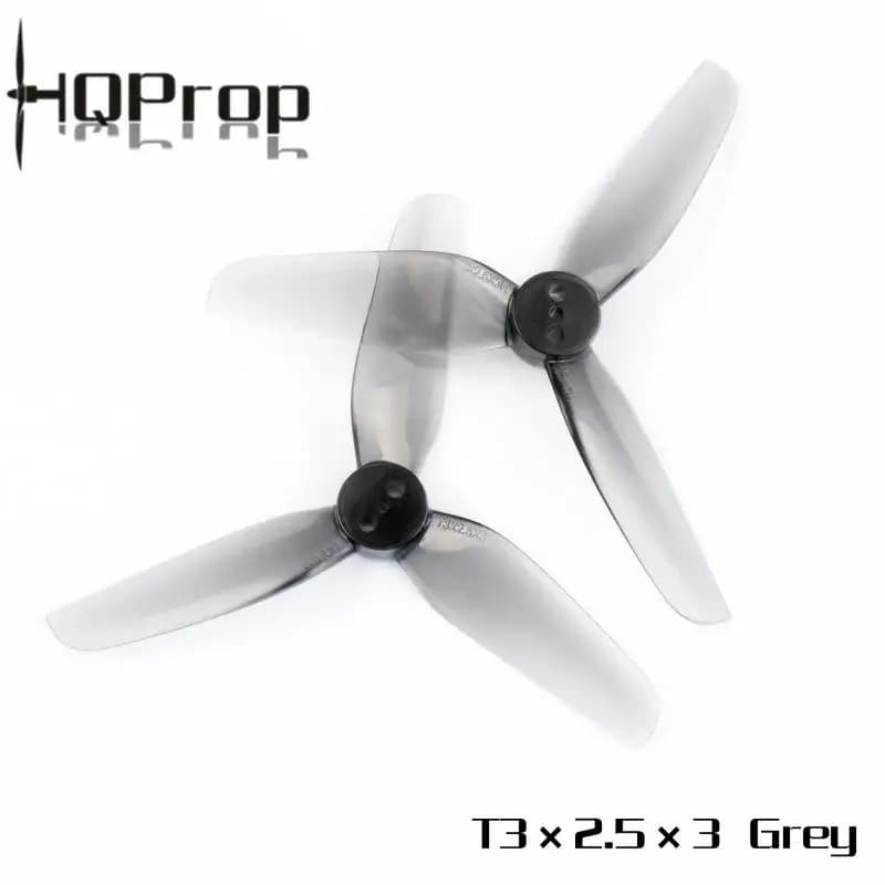 HQProp T3X2.5X3 3025 3-Blade Propeller 3 Inch 76mm PC CW CCW for FPV Racing Drone Quadcopter