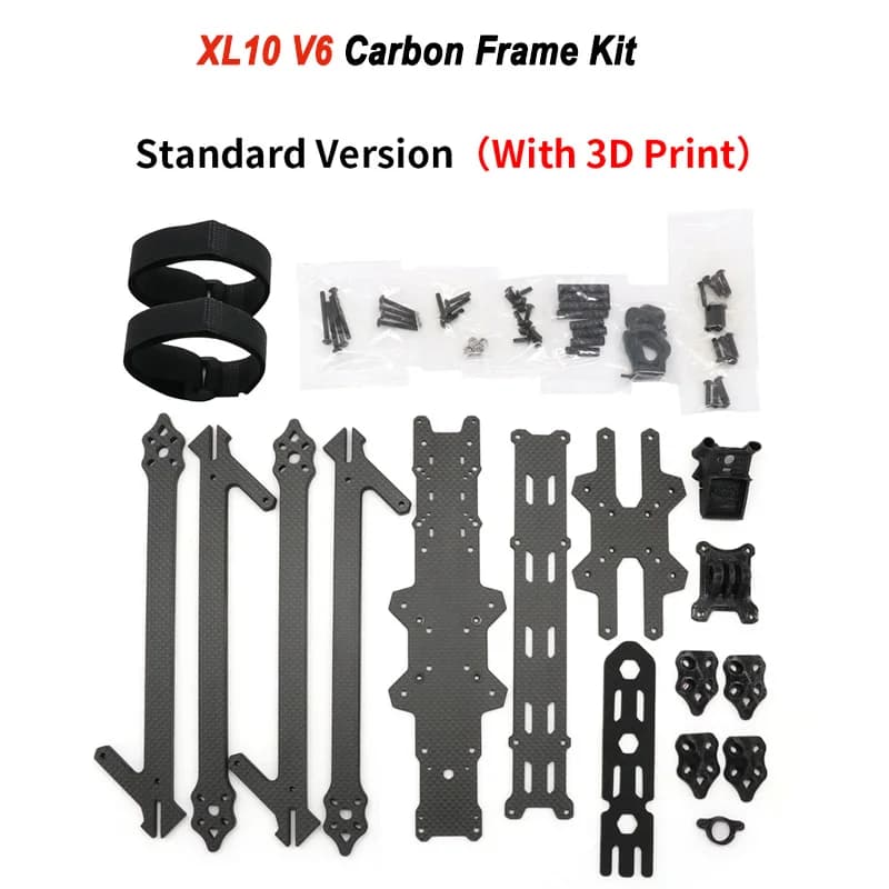 XL10 V6 10'' 420mm Wheelbase super Long Range HD True-X Carbon Frame Kit for O3 Air Unit CADDX Vista HD VTX iFlight Drone Parts $49.48$65.98 -25%415 soldFree shipping4 × $12.37 with no interestSee previewSimilar items - 1