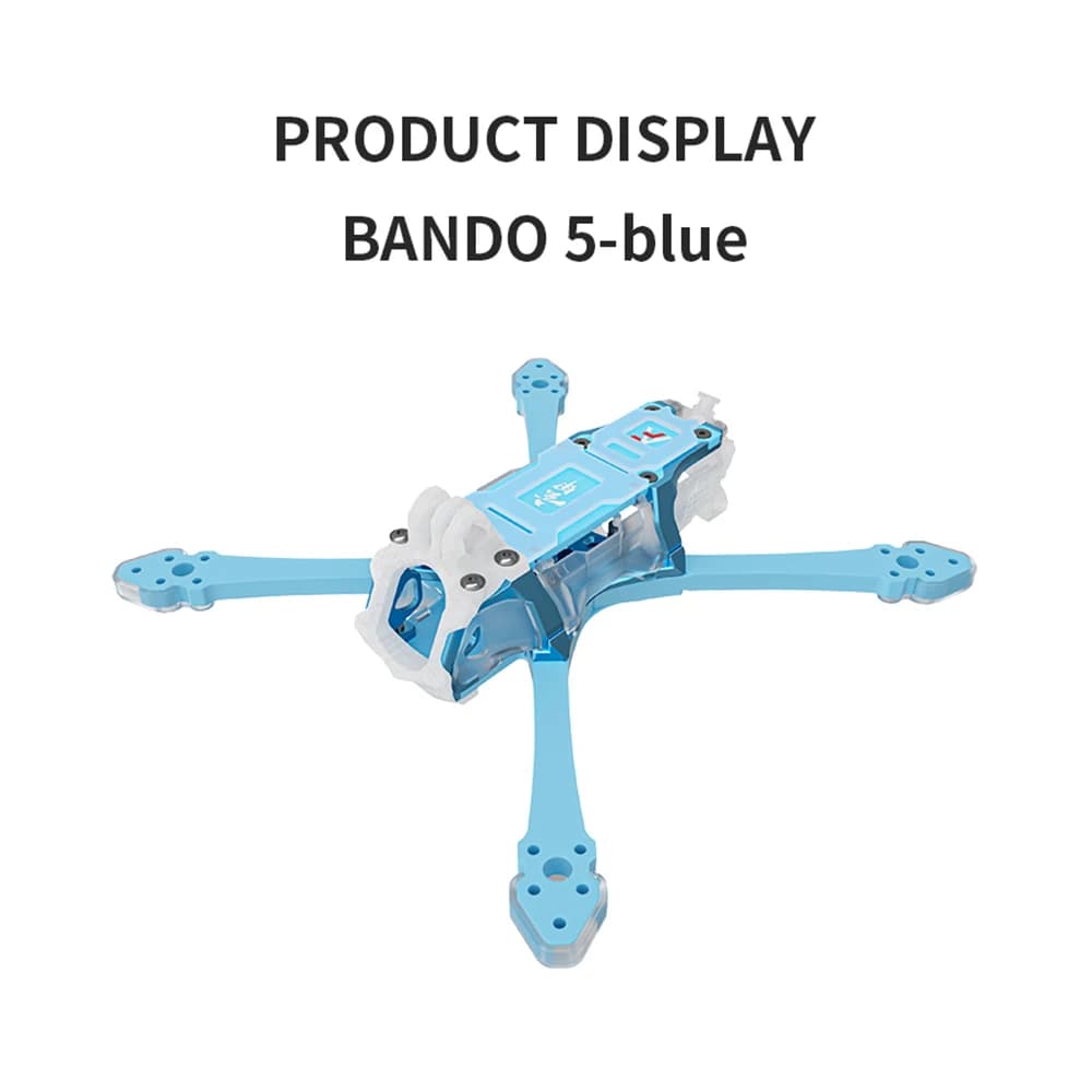 Axisflying Bando 5 5 Inch FPV Drone Frame Kit, True X Design for Freestyle Racing & Cinematic Shooting, High Strength Lightweigh 4