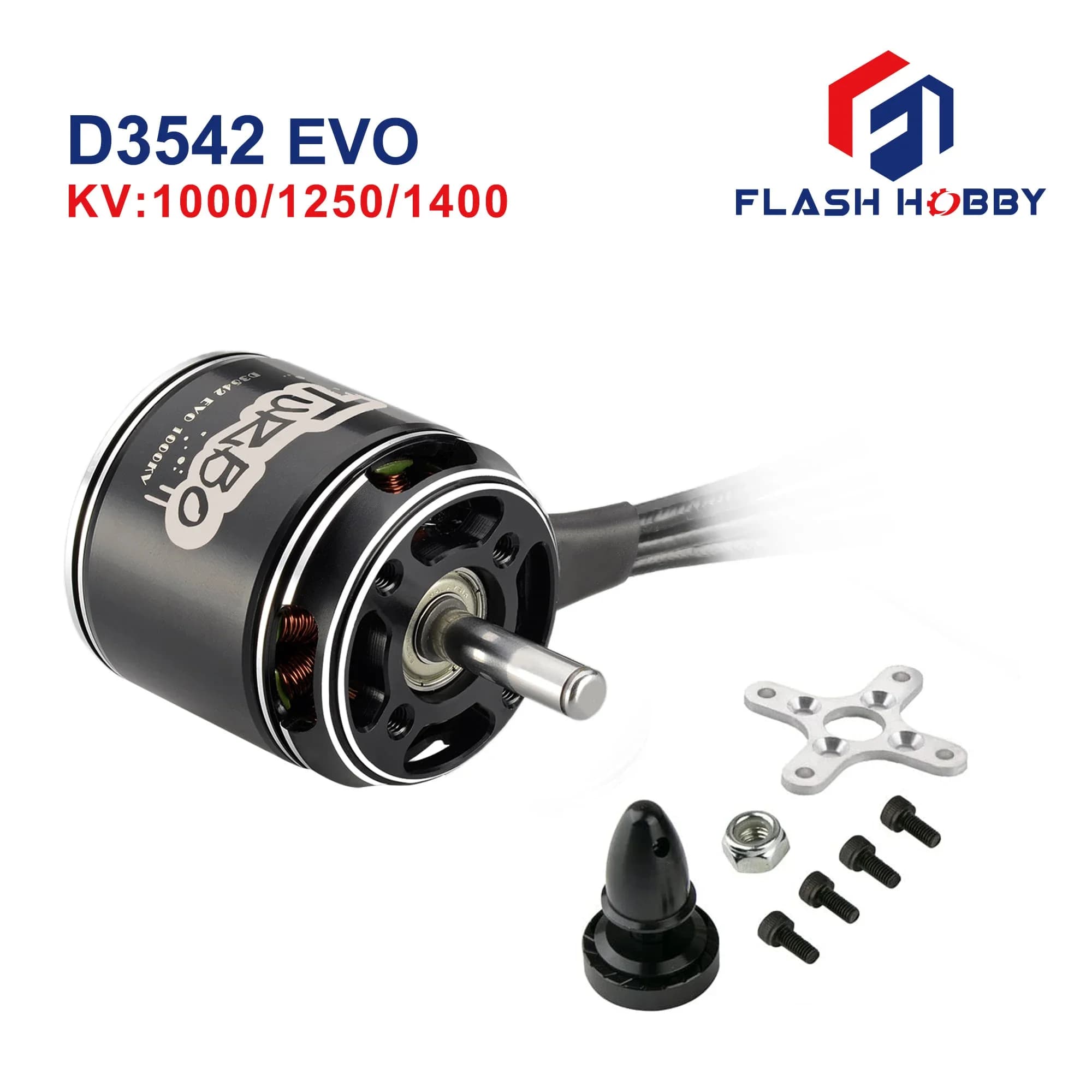 Flashhobby D3542EVO 3542 2820 1000KV 1250KV 1450KV  RC Brushless Motor for UAV Aircraft Multicopters RC Plane Helicopter - 1