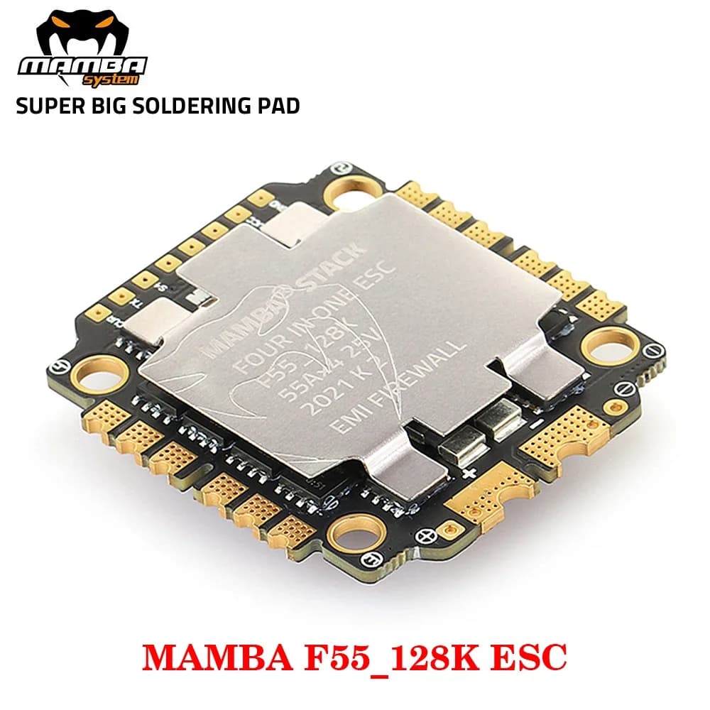 DIATONE MAMBA F55 / F65_128K AM32 4in1 ESC Dshot 300-600-1200 Installation 30.5x30.5mm / M3 4-6S For RC FPV Racing Drone Parts 3