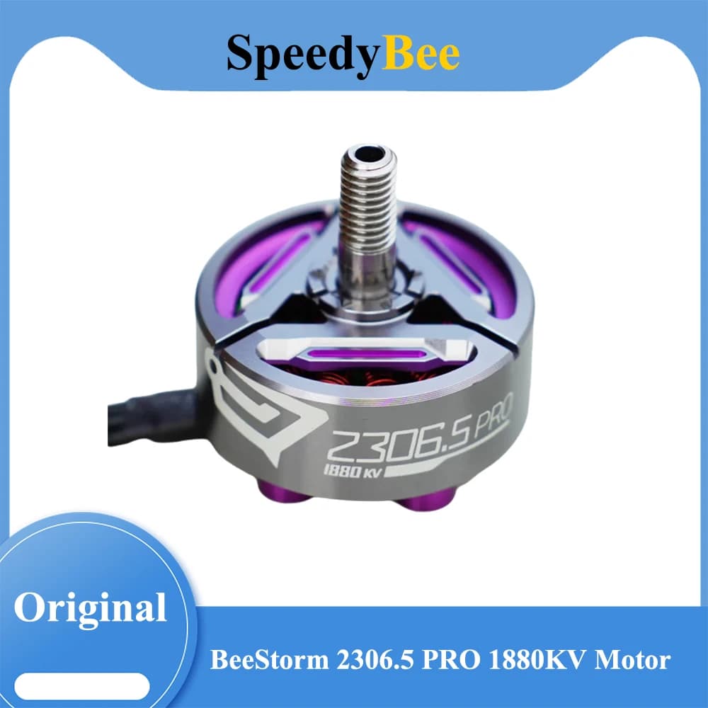 SpeedyBee BeeStorm 2306.5 PRO 1880KV Motor For Mario5 5 Inch FPV Drone - 4S 6S Brushless RC Quadcopter Racing Freestyle M - 1