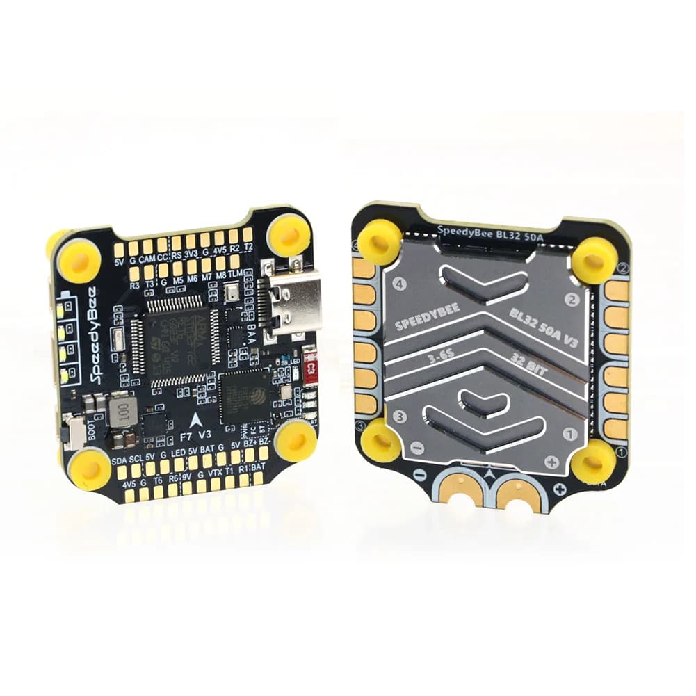 SpeedyBee F7 V3 50A Stack F722 Flight Control BL32 50A 4in1 ESC3~6S Lipo with Blackbox Analyzer Suitable for FPV Freestyle Drone 3