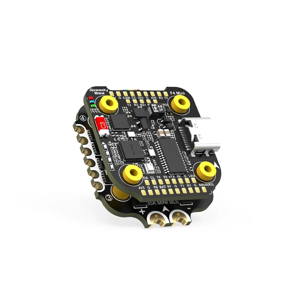 SpeedyBee F405 Mini BLS 35A 20x20 Stack F405 Mini Flight Controller BLS 35A Mini V2 4-in-1 BLHeli_S J-H-40 ESC FPV Free Racing