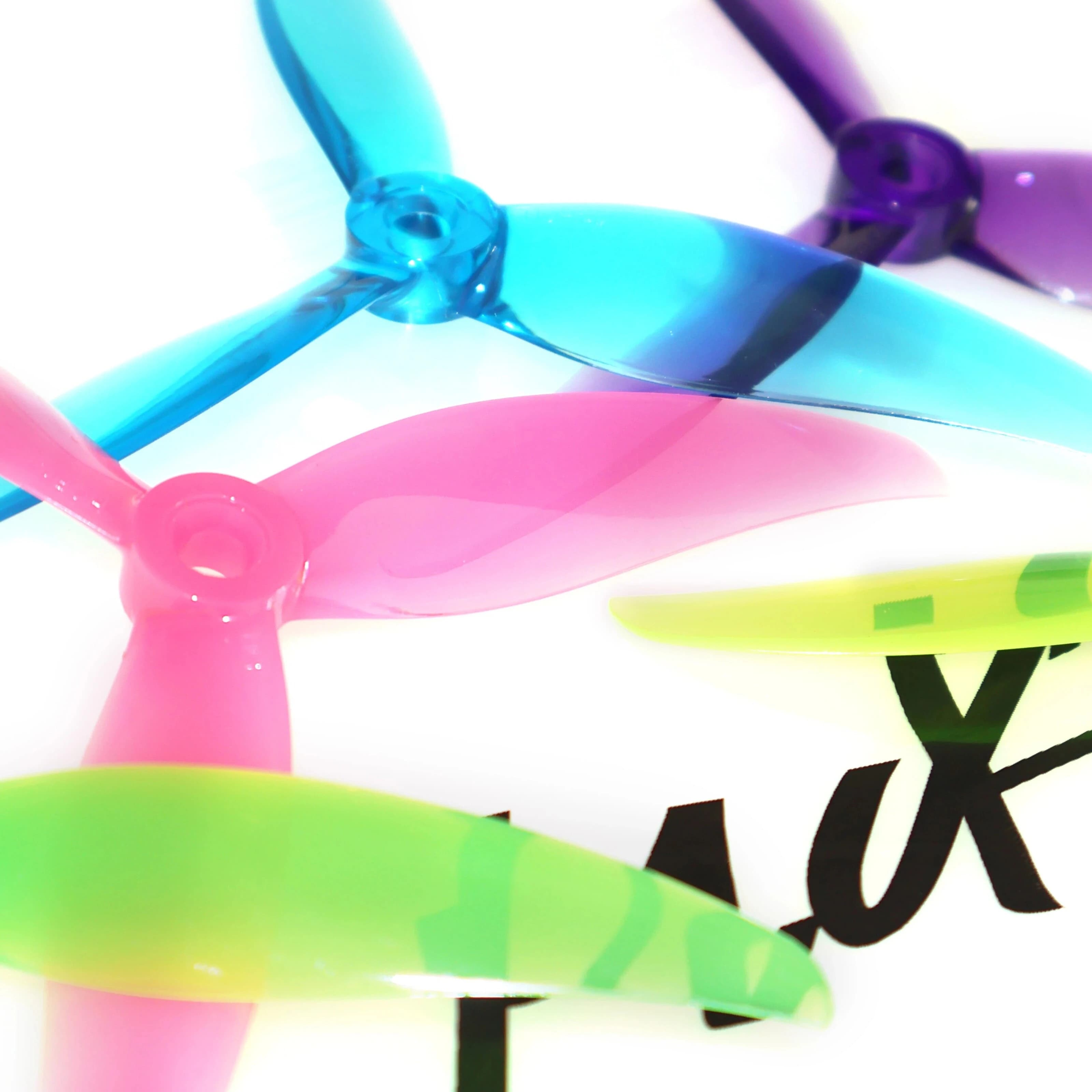 HQProp 5inch MCK 3-bladed Paddle Speed propeller 2 forward and 2 reverse 5-inch PC flying drone for FPV racing 3-blade prop
