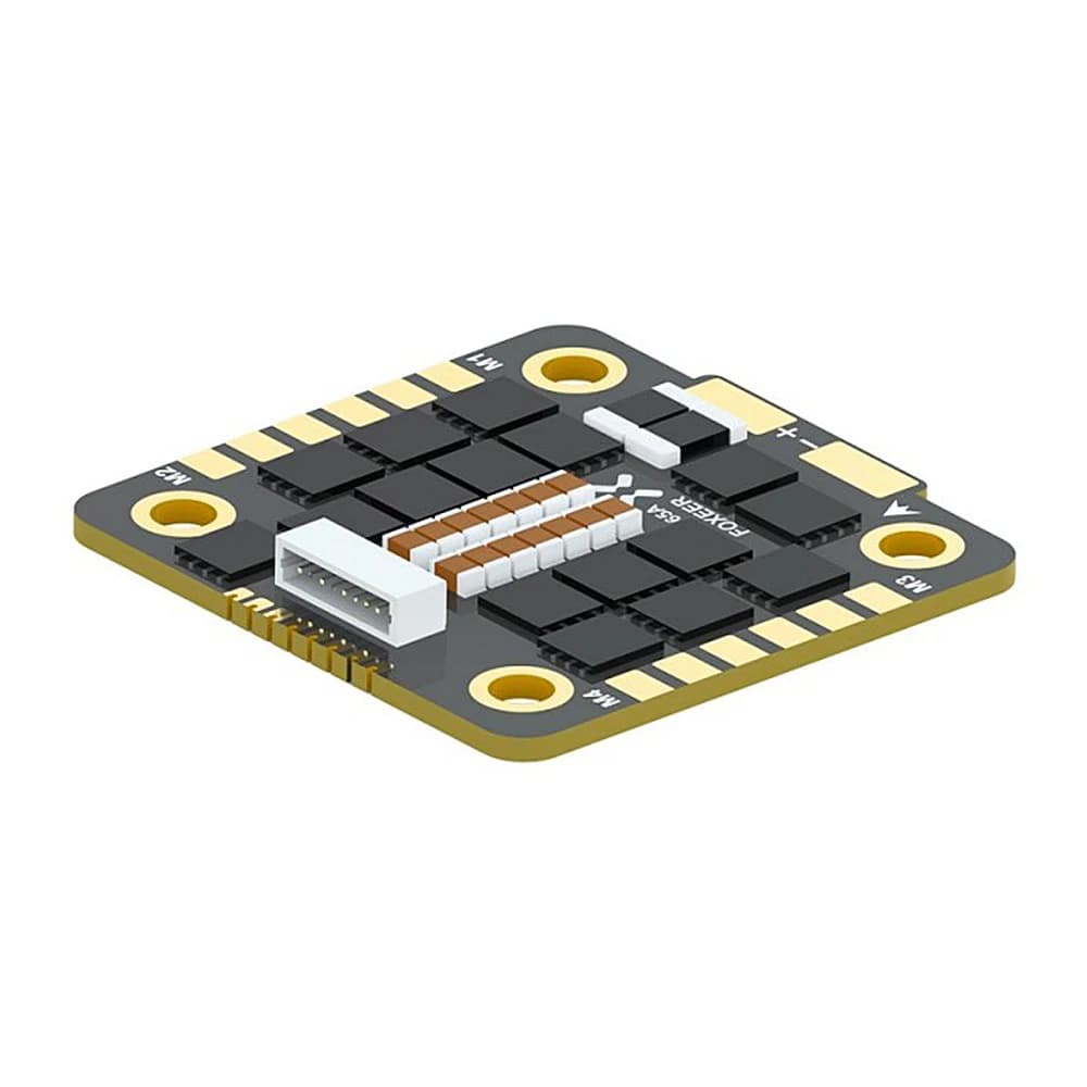 FOXEER Reaper F4 128K 65A ESC BLHeli32 4in1 3-8S Lipo Input Signal DShot 150/ 300/ 600/ 1200/ MultiShot/OneShot for RC FPV Drone 3