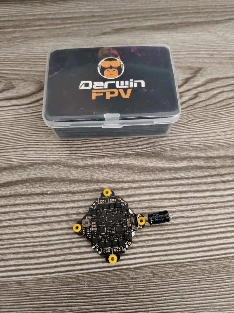 DARWINFPV F411 AIO ELRS Flight Controller Whoop Blheli_S Betaflight F4 15A OSD BEC BL_S 1-3S 4In1 ESC for RC Drone FPV Racing - 1