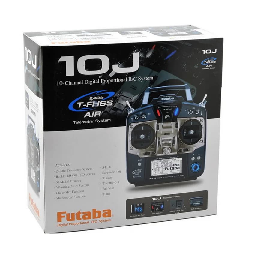 Futaba T10J 2.4GHz 10-Channels Remote Control With R3008SB Receiver For FPV Multicopter / Rc Drone / Rc Model Parts
