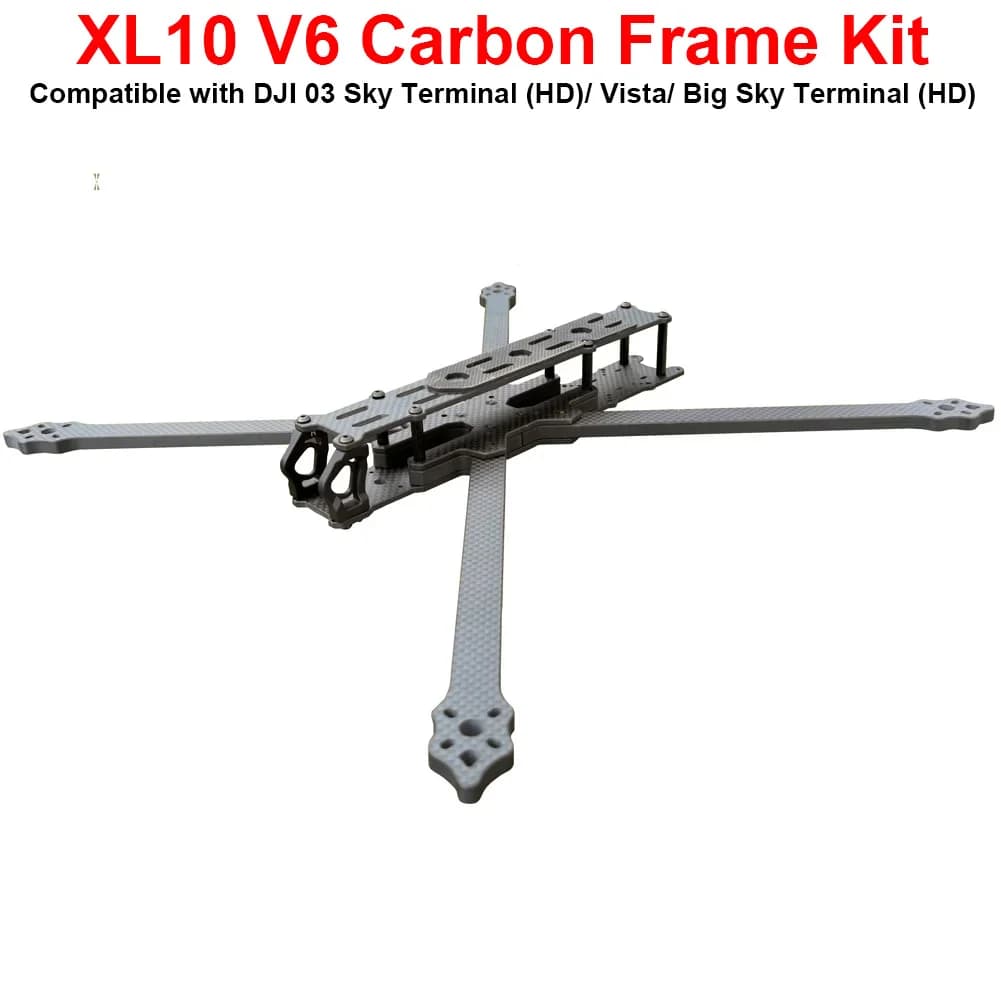 XL10 V6 10'' 420mm Wheelbase super Long Range HD True-X Carbon Frame Kit for O3 Air Unit CADDX Vista HD VTX iFlight Drone Parts $49.48$65.98 -25%415 soldFree shipping4 × $12.37 with no interestSee previewSimilar items 6