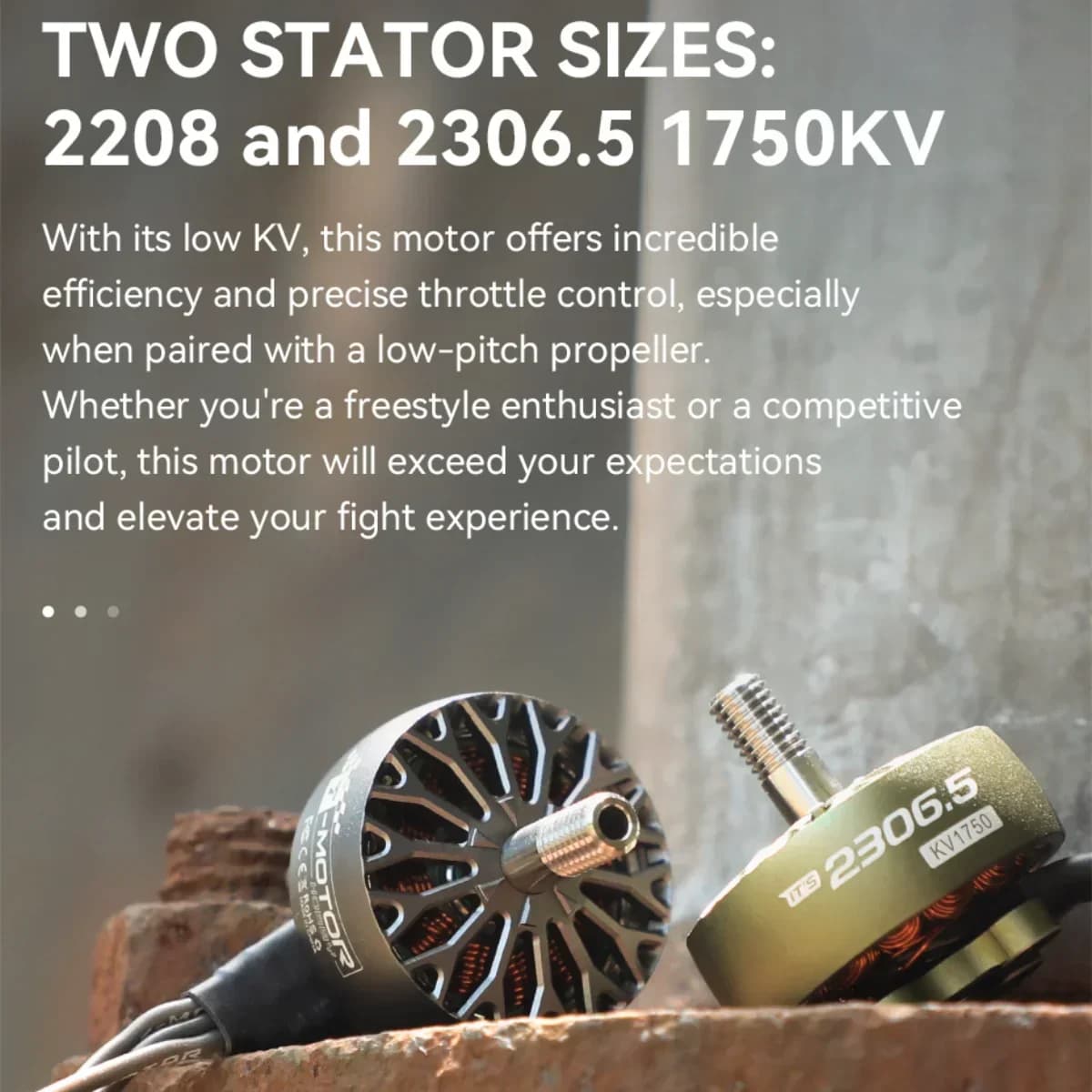 T-MOTOR T-HOBBY ITS 2306.5 / ITS 2208 Brushless Motor FPV Drone Motors KV1750 6S Voltage For Freestyle Motor RC Drone DIY Parts