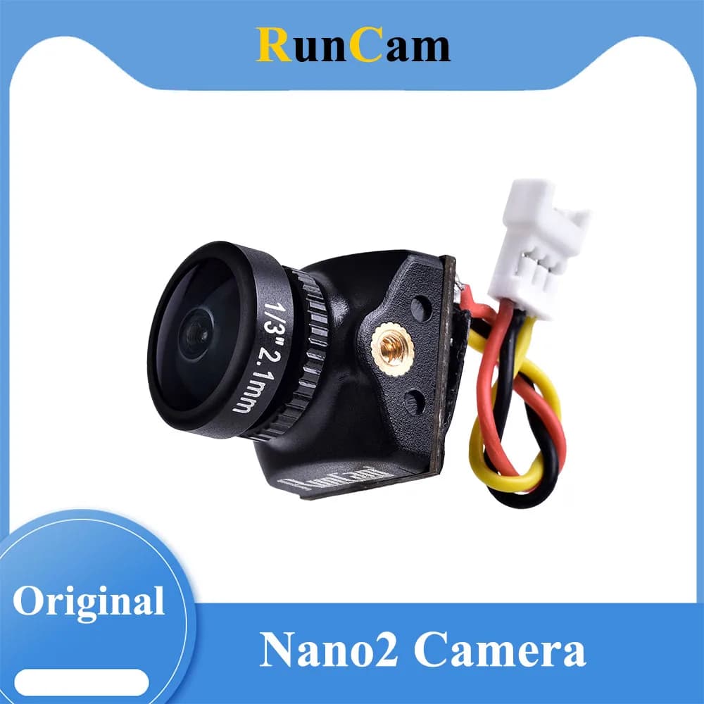 RunCam Racer Nano 2 700TVL 2.1mm(M8) FOV 155° /1.8mm (M8) FOV 17 1/3''CMOST FPV Mini Camera NTSC/PAL for FPV Racing Drone - 1
