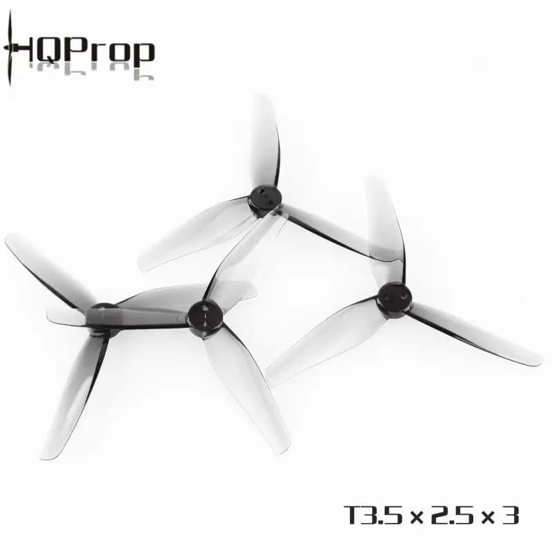 10Pairs HQProp T3.5X2.5X3 3.5inch Propeller 3525 1.5mm Shaft 3-Blade Props For iFlight iH3 RC DIY FPV Racing Drone HQ Prop