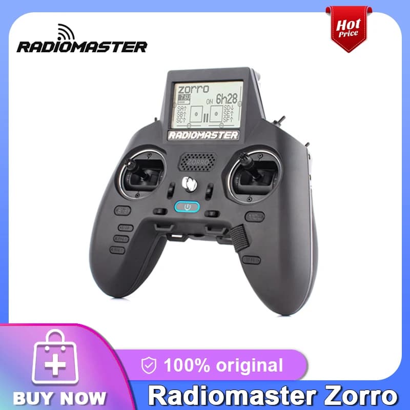 Radiomaster Zorro Radio Controller (M2) CC2500/ 4 in 1/ ELRS 2.4GHz OPENTX & EDGETX Switchable in Mode 1 and Mode 2 - 1