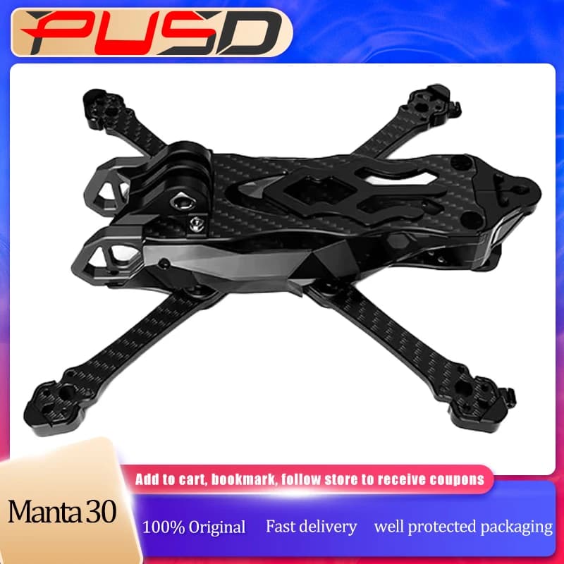 AXISFLYING Manta30 3 Inch FPV Frame 04 LITE Version Carbon Fiber Quadcopter Frame - 1