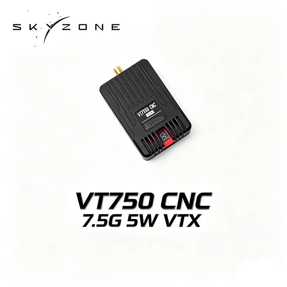 SKYZONE 7.5GHz 5W High Power VTX Video Transmitter W CNC shell VT7550 for Long Range RC FPV Drone Aircraft - 1