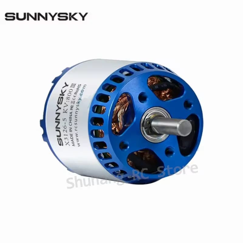 SunnySky X Series X3126 550KV/760/800KV Brushless Motors 3-6S No-load current 1.1A 1.6A 1.9A for RC Drones Fixed Wing Helicopter