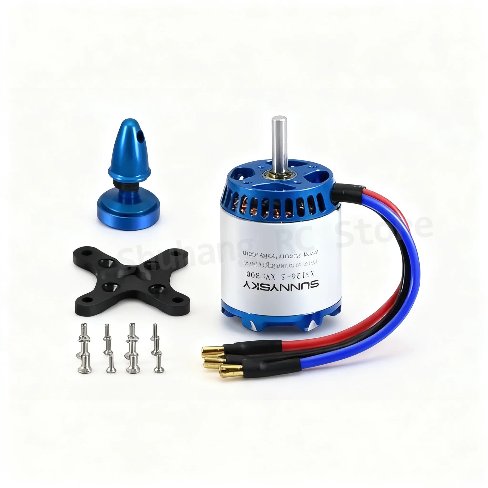 SunnySky X Series X3126 550KV/760/800KV Brushless Motors 3-6S No-load current 1.1A 1.6A 1.9A for RC Drones Fixed Wing Helicopter 5