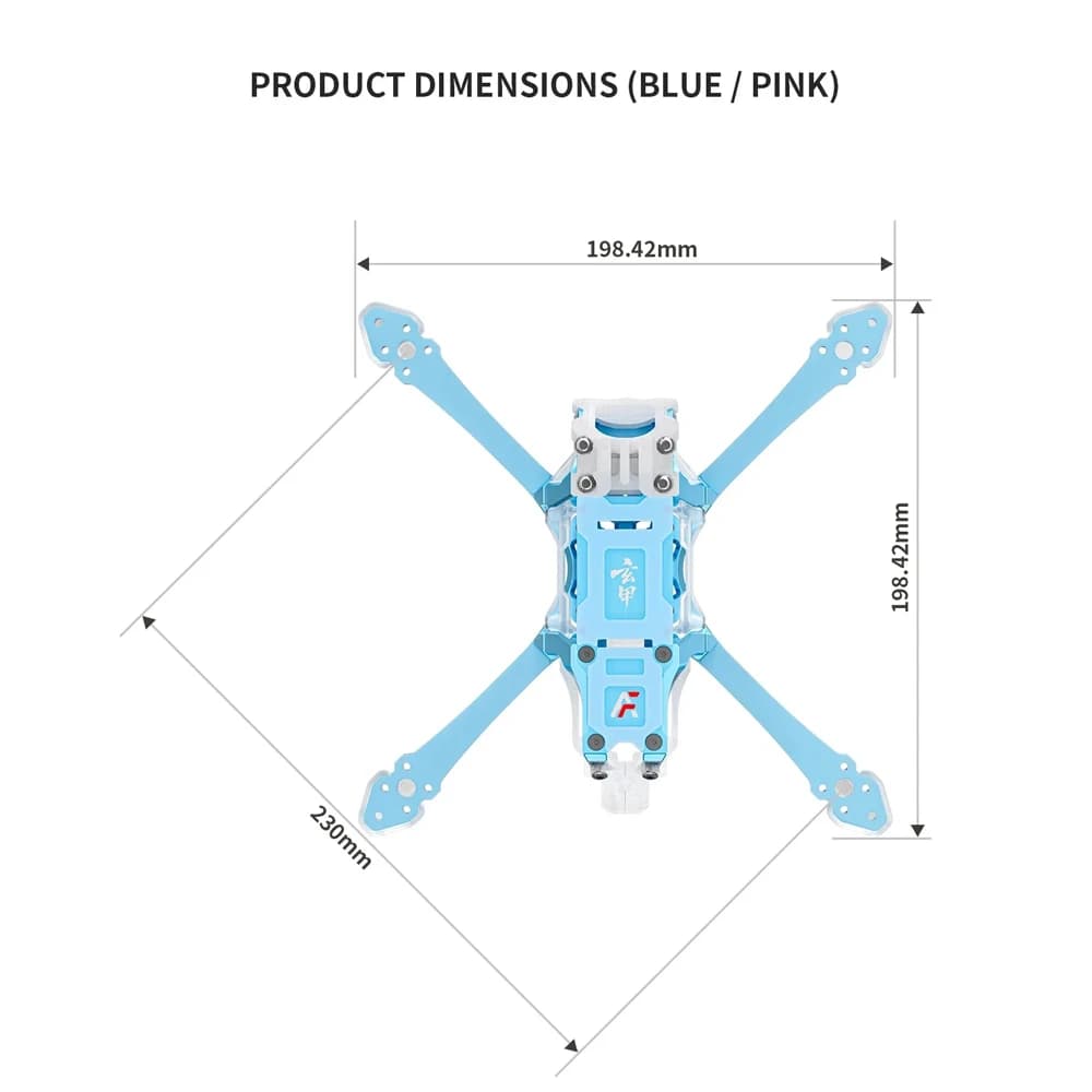 Axisflying BANDO 5 FPV Frame True X Freestyle 230mm Wheelbase 7mm Thick Arms Durable Lightweight Racing Drone Frame Parts - 1