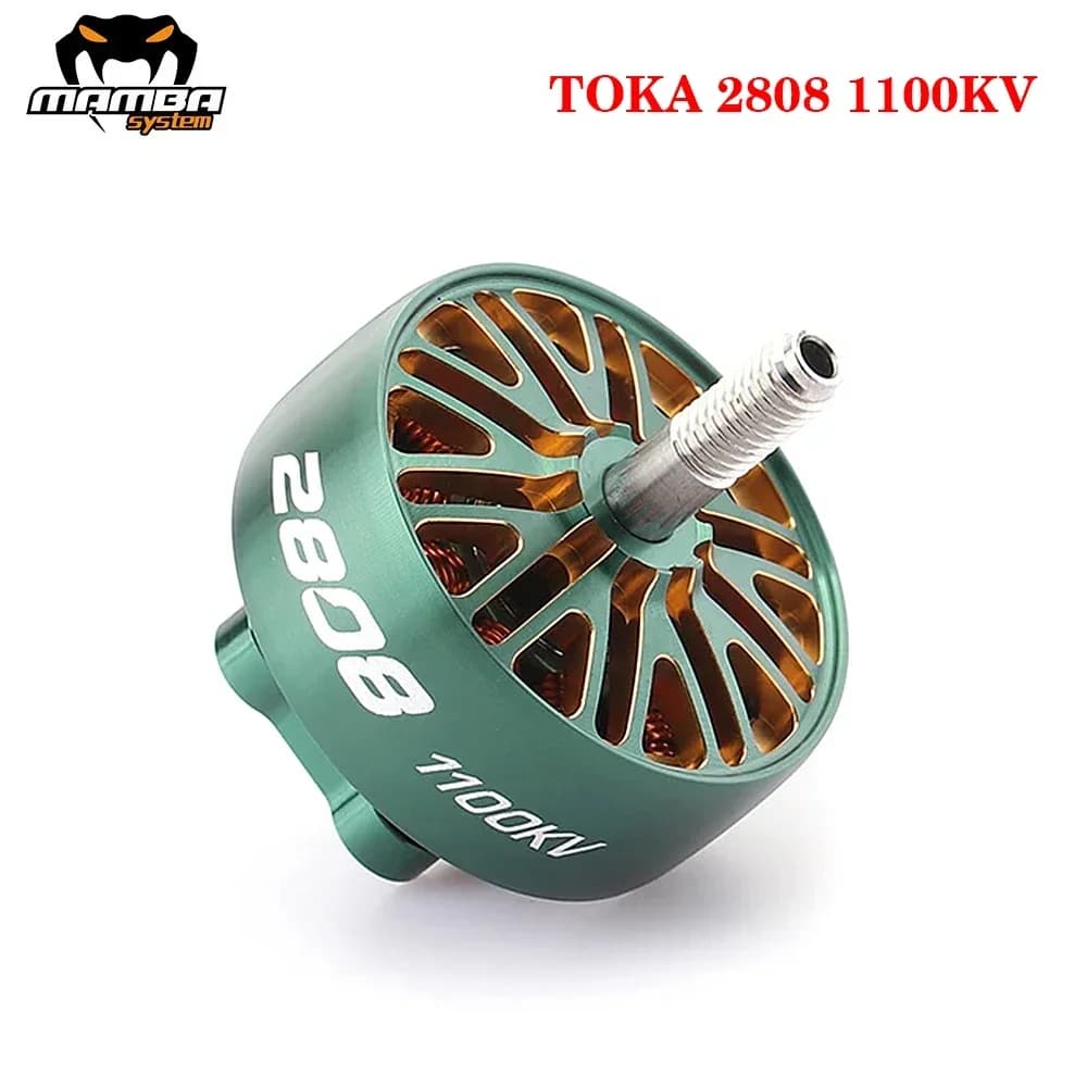DIATONE MAMBA TOKA 2808 1100KV Brushless Motor W/ 6mm titanium alloy shaft Compatible 7inch Propeller 4-6S for FPV Racing Drone - 1
