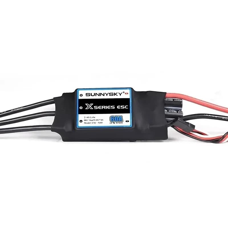 1pcs new SUNNYSKY X Series ESC 40A 60A 80A Brushless Speed controler With Ubec For RC Airplane 3D KT Aircraft Fixed Wing Culvert 4