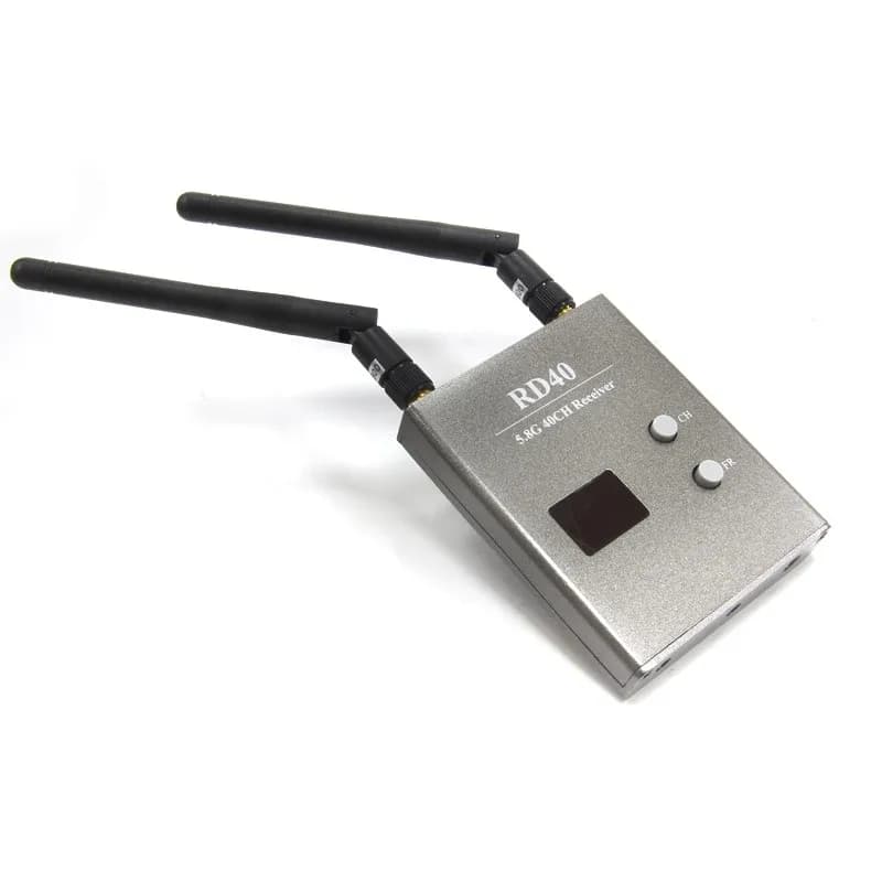 Skyzone 5.8GHZ 48Channel RD40 Raceband Dual Diversity Receiver For Rc racing drone Quadcopter With A/V and Power Cables VS RC832 5