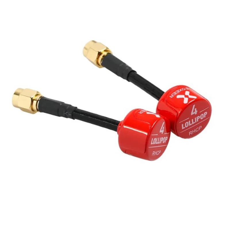 2PCS Foxeer Lollipop 4 Lollipop V4 2.6dBi High Gain FPV Antenna LHCP RHCP for FPV Drone VTX Goggles DIY Parts 5
