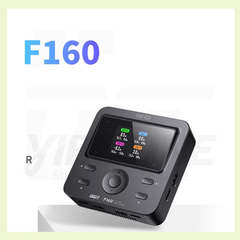 ISDT F160 AC / DC Quad Smart Charger for 1~4S LiFe Li-Ion LiPo LiHv ULiHv 4~12S NiCd/MH 2~7S Pb Battery Charge ,1pcs - 1