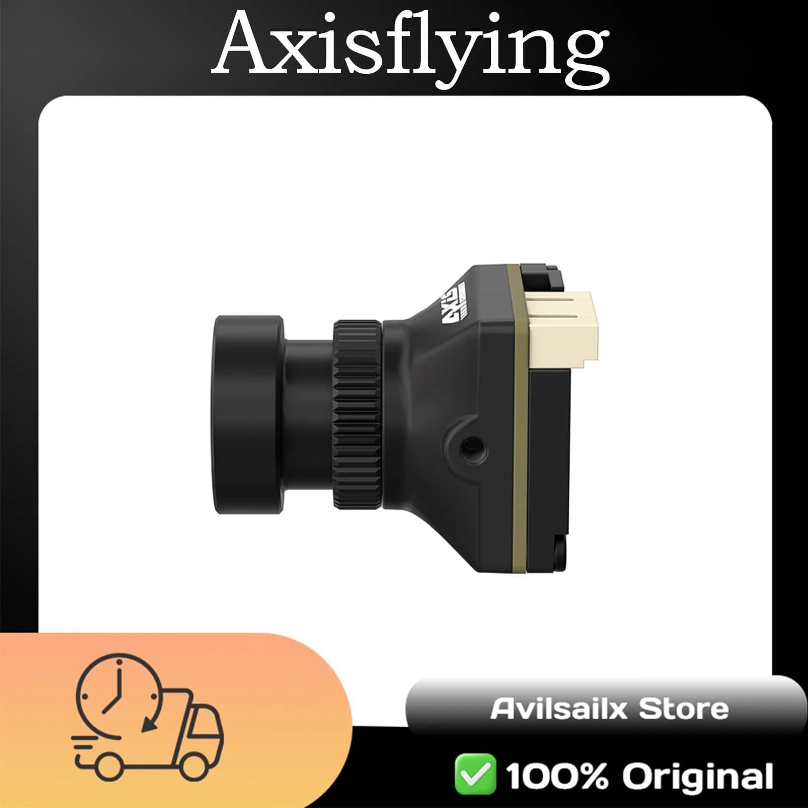 Axisflying NAJA FPV Camera 1500TVL with 4.0mm Lens | 16:9/4:3 Switchable | Vivid Color & Clear Night Vision - 1