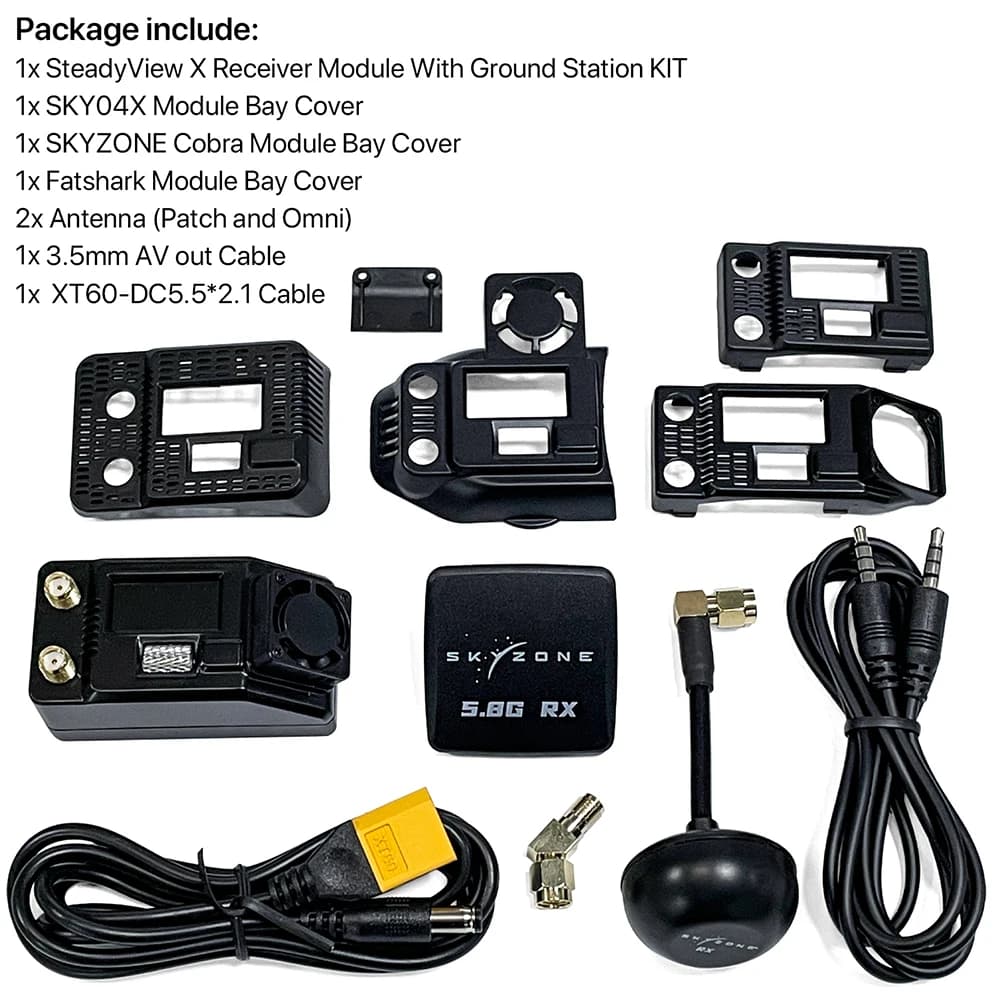 SKYZONE Steadyview X 5/5.8G Receiver Module High Sensitivity Multiple Shell For FPV Goggles $229.24$370.55 -38%4.838 soldNew shoppers save $141.31Free shippingSee previewSimilar items