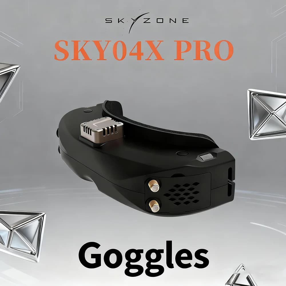 SKYZONE 04X PRO FPV Goggles 1920x1080 Full HD OLED Display with Head Tracker DVR Fan 5.8G 48CH Steadyview Receiver for FPV Drone