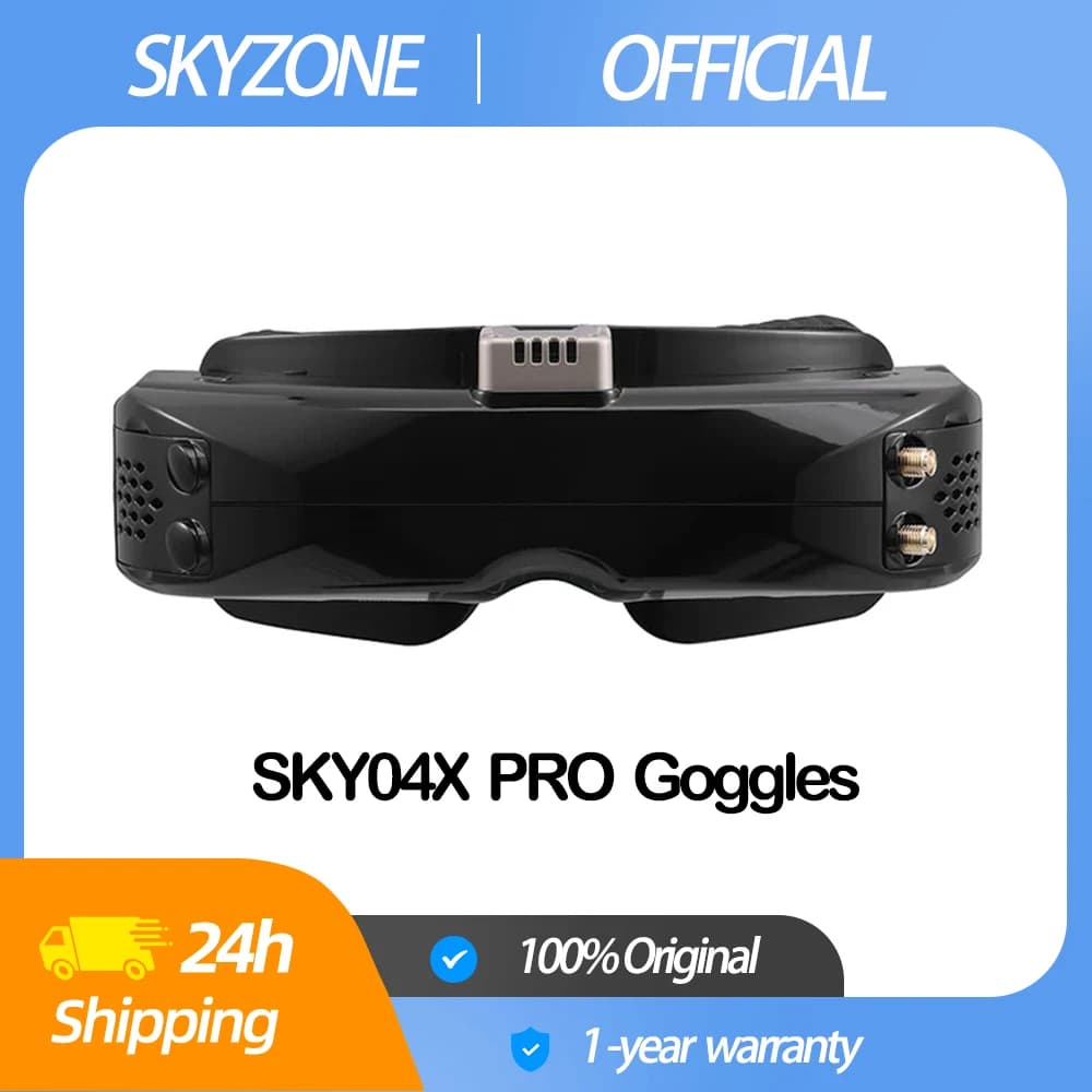 SKYZONE SKY04X PRO FPV Goggles 1920X1080 OLED 5.8G 48CH Steadyview Receiver DVR Head Tracker Fan for RC Airplane Racing Drones - 1