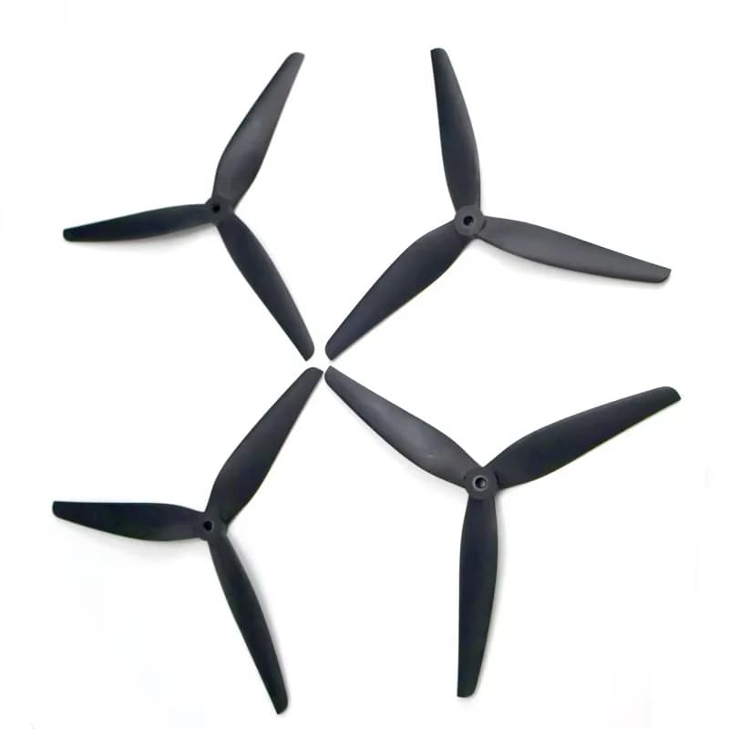 HQProp 10x5x3 1050 Black 10 Inch 3 Blade Carbon Reinforced Nylon Propeller Blades For RC FPV Unmanned Aerial Vehicles 3