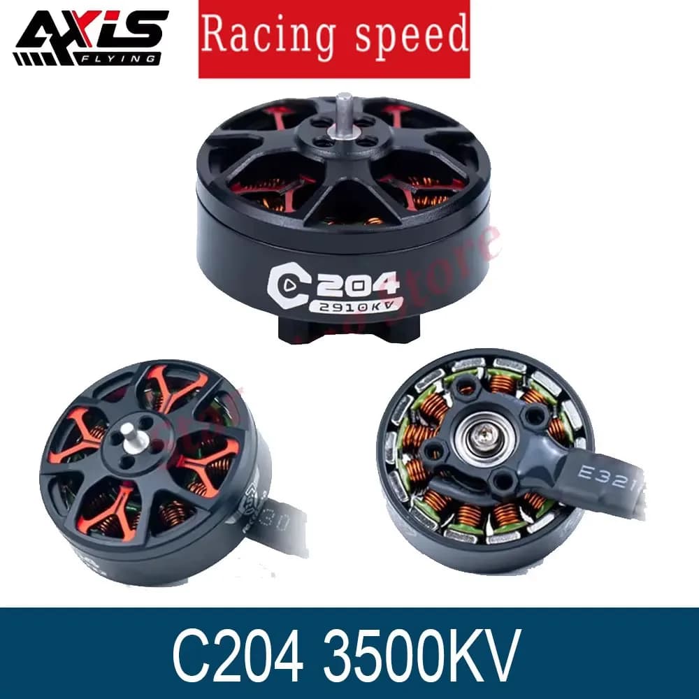 AXISFLYING C204 2004 FPV Brushless Motor 2910KV 6S /3500KV 4S Drone Motor For RC FPV 3/3.5inch Cinewhoop Cinematic Quadcopter $21.47$24.41 -12%519 soldNew shoppers save $2.94See previewSimilar items - 1