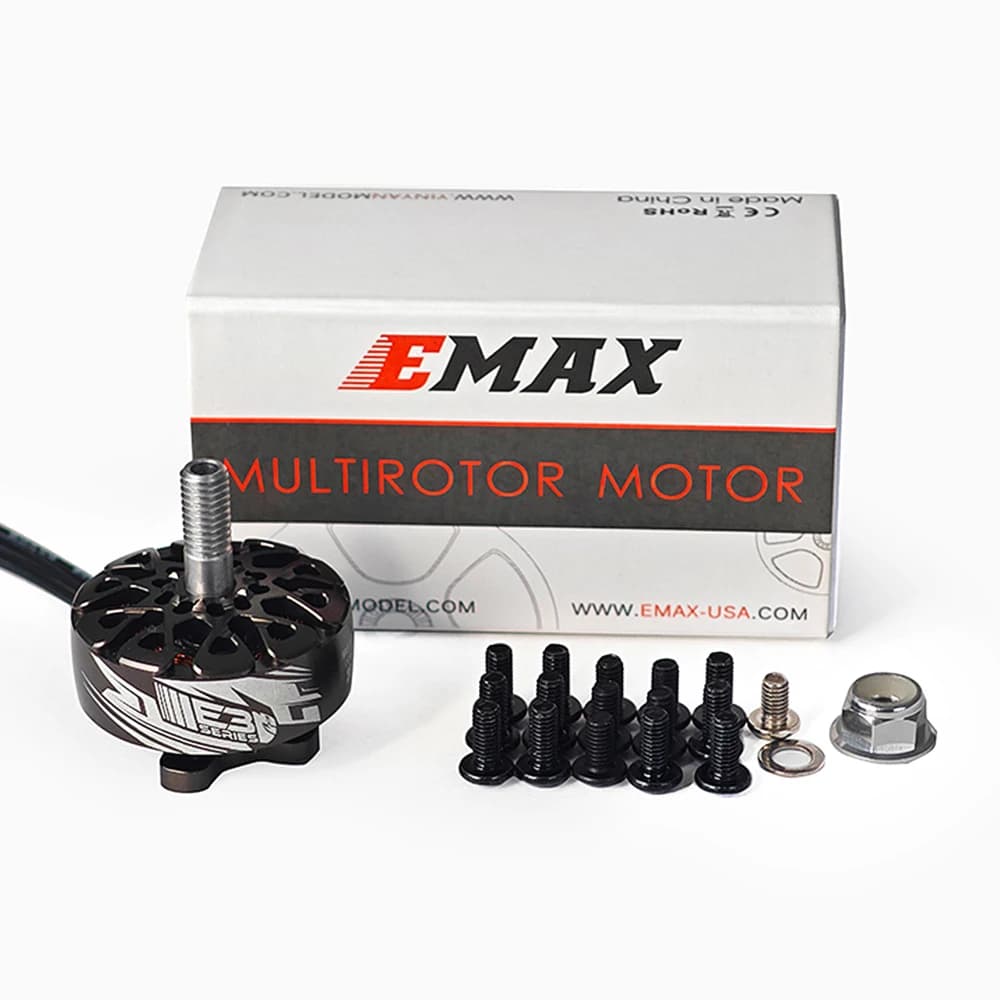 EMAX ECOIII 2207 1700KV/ 1900KV/ 2400KV 3-6S Brushless Motor Compatible 5-5.5inch Propellers for 5inch RC FPV Racing Drone 6
