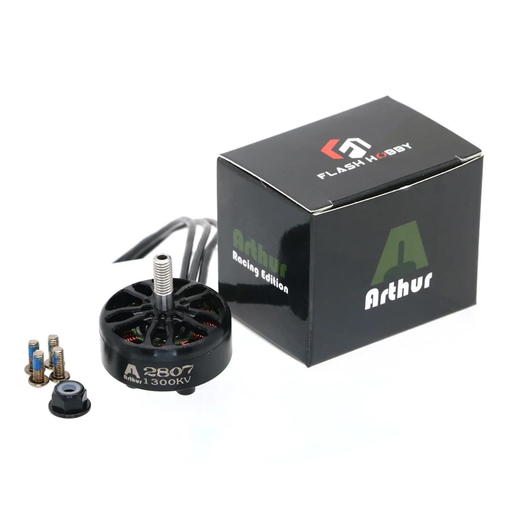 4pcs FLASHHOBBY Shirke A2807 2807 1300KV Brushless Motor for FPV Freestyle 7inch Long Range LR7 Drone Model 4