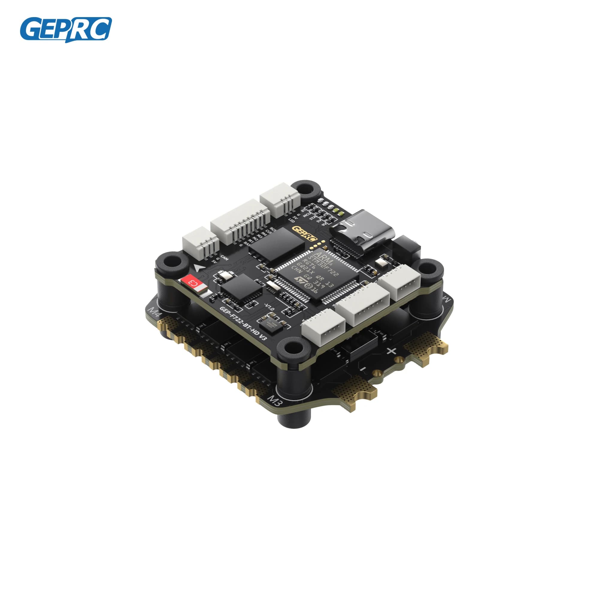GEPRC TAKER F722 BT 8Bit 65A 60A 50A Stack 4IN1 ESC 512M Black Box 32Bit Data Analyze Record Flight Barometer Racing FPV Drone - 1
