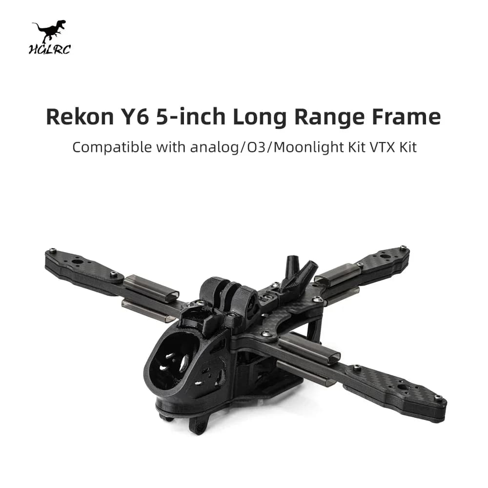 HGLRC Rekon Y6 5inch Frame Kits - for Analog/O3/O4/Moonlight - 1