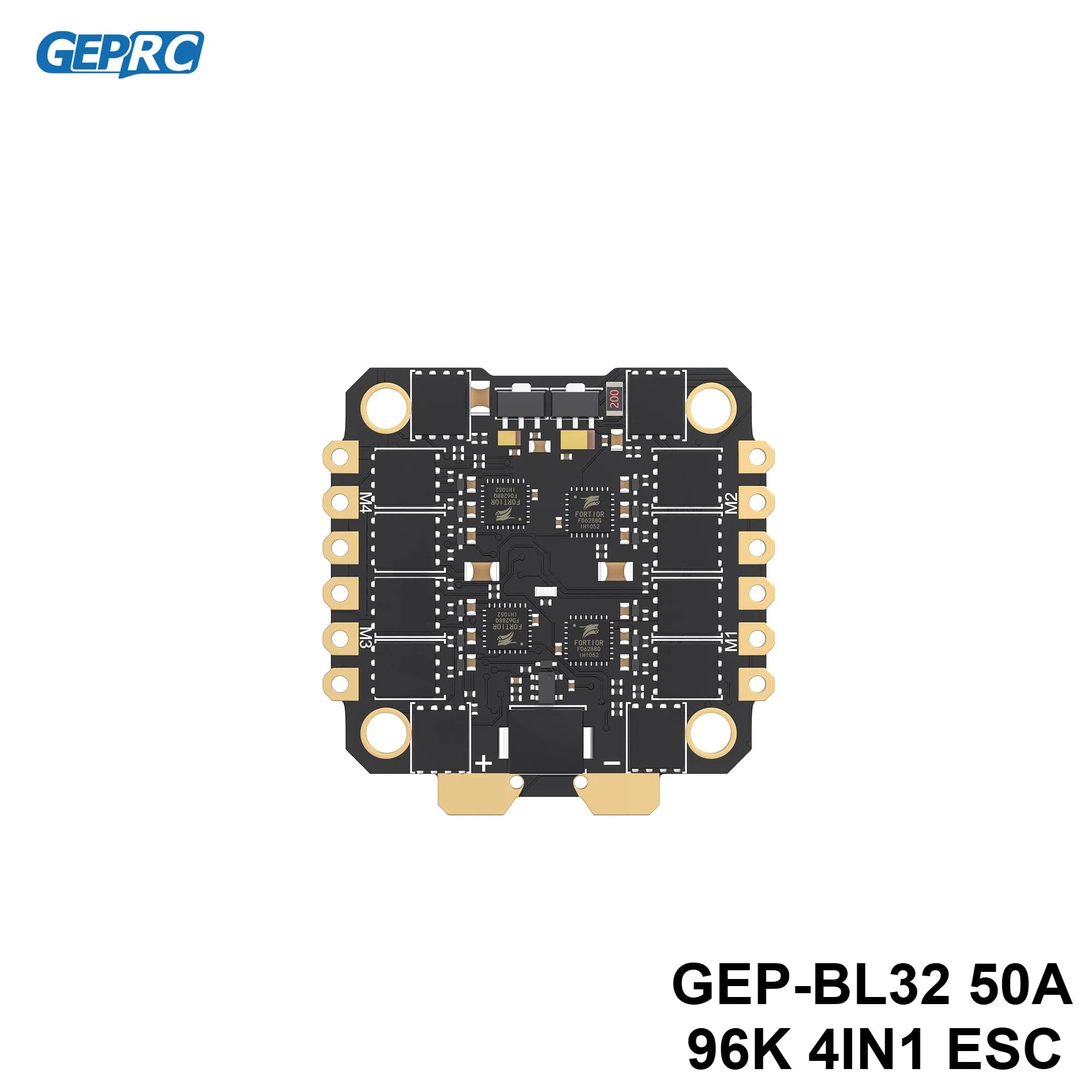 GEPRC TAKER F722 BT 32Bit 50A Stack GEP-BL32 50A 96K 4IN1 ESC Data Analyze Record Flight Barometer Racing FPV Drone - 1