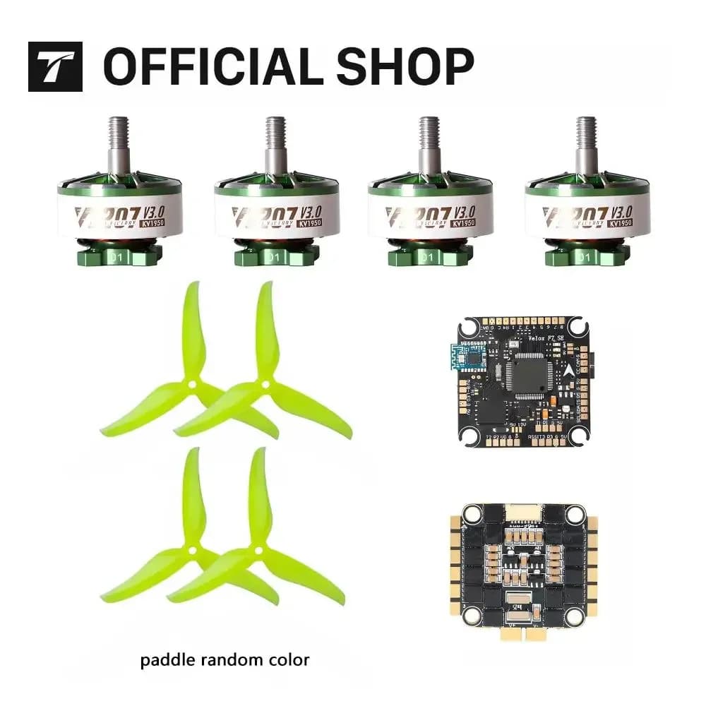 T-MOTOR T-HOBBY Brushless Motor Velox V3 Drone SET for 5 inch Freestyle FPV drones 6S Power System For Racing Drone DIY Parts