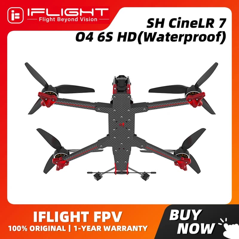 iFlight SH CineLR 7 O4 Waterproof Version 6S HD 7inch Drone BNF with O4 Air Unit - 1