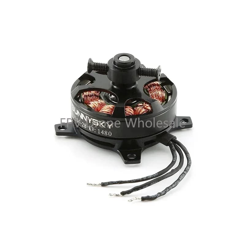 SUNNYSKY X2204 1480KV 1800KV / X2206 1500KV 1900KV Brushless Motor 2~3S Lipo 3.0mm Shaft  for 3D Fixed-Wing Drone and Quadcopter 4
