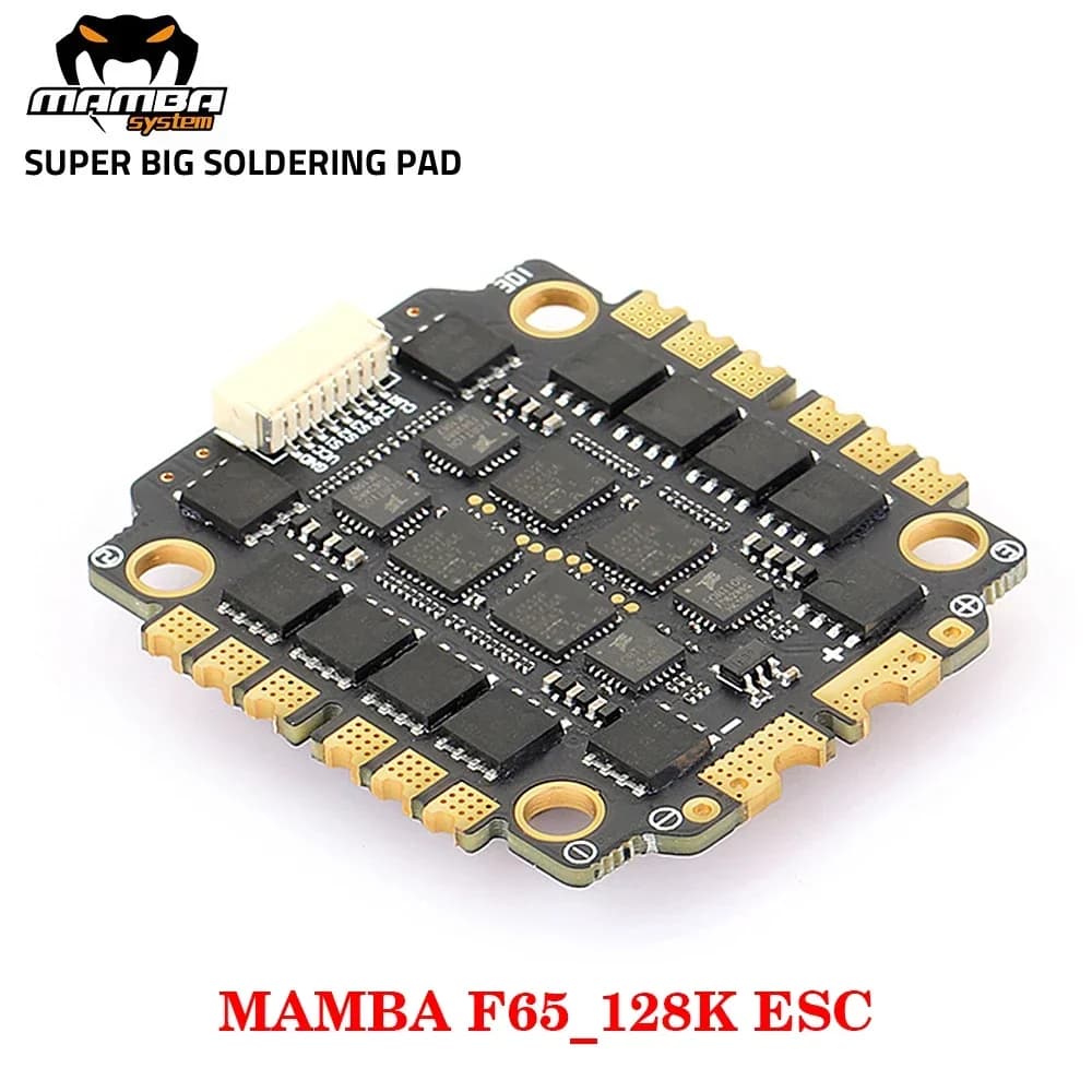 DIATONE MAMBA F55 / F65_128K BLHeli_32 4in1 ESC Dshot 300-600-1200 Installation 30.5x30.5mm / M3 4-6S for RC FPV Racing Drone 4