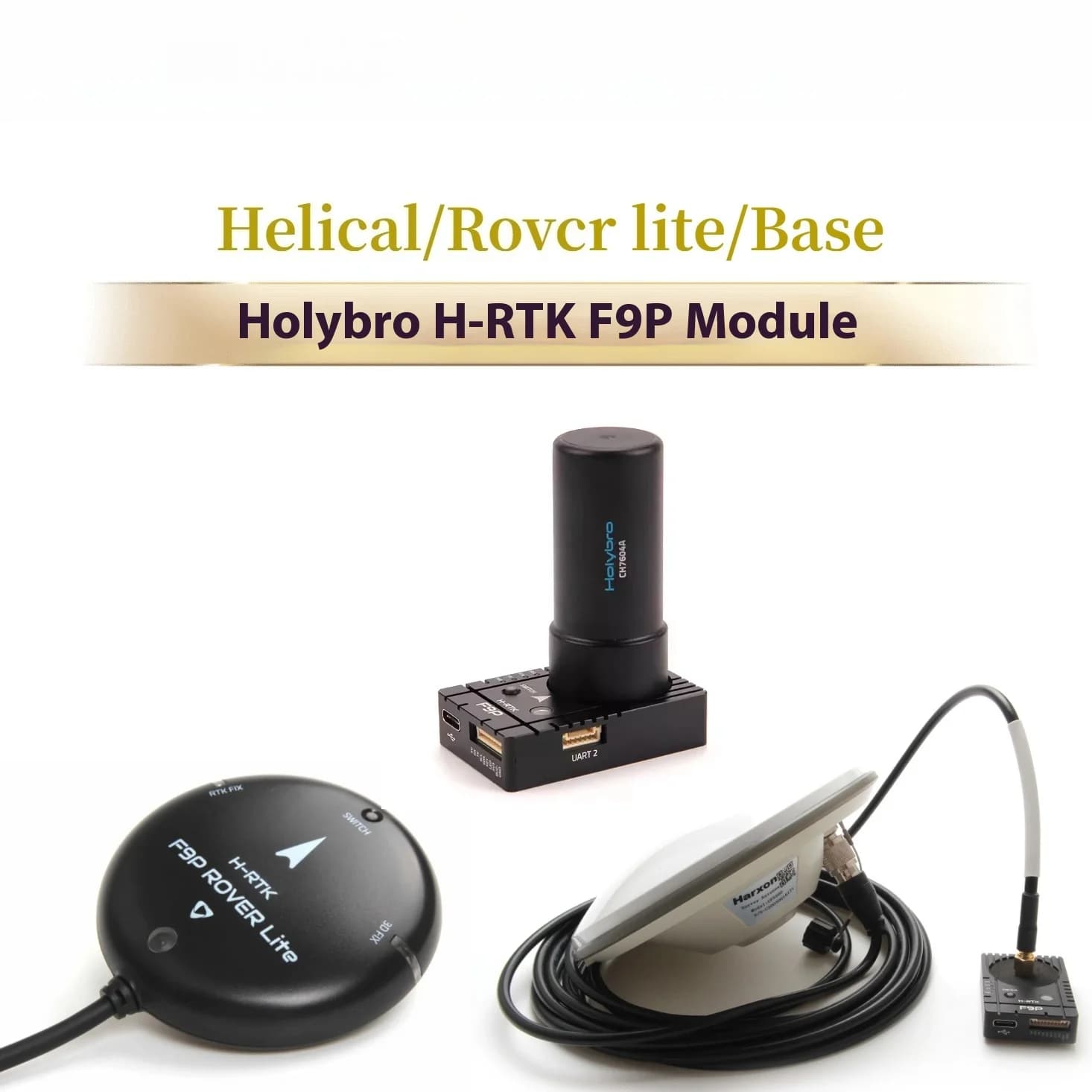 Holybro H-RTK F9P GPS Differential Centimeter Level Positioning Surveying PX4 Pixhawk6 Flight Control - 1