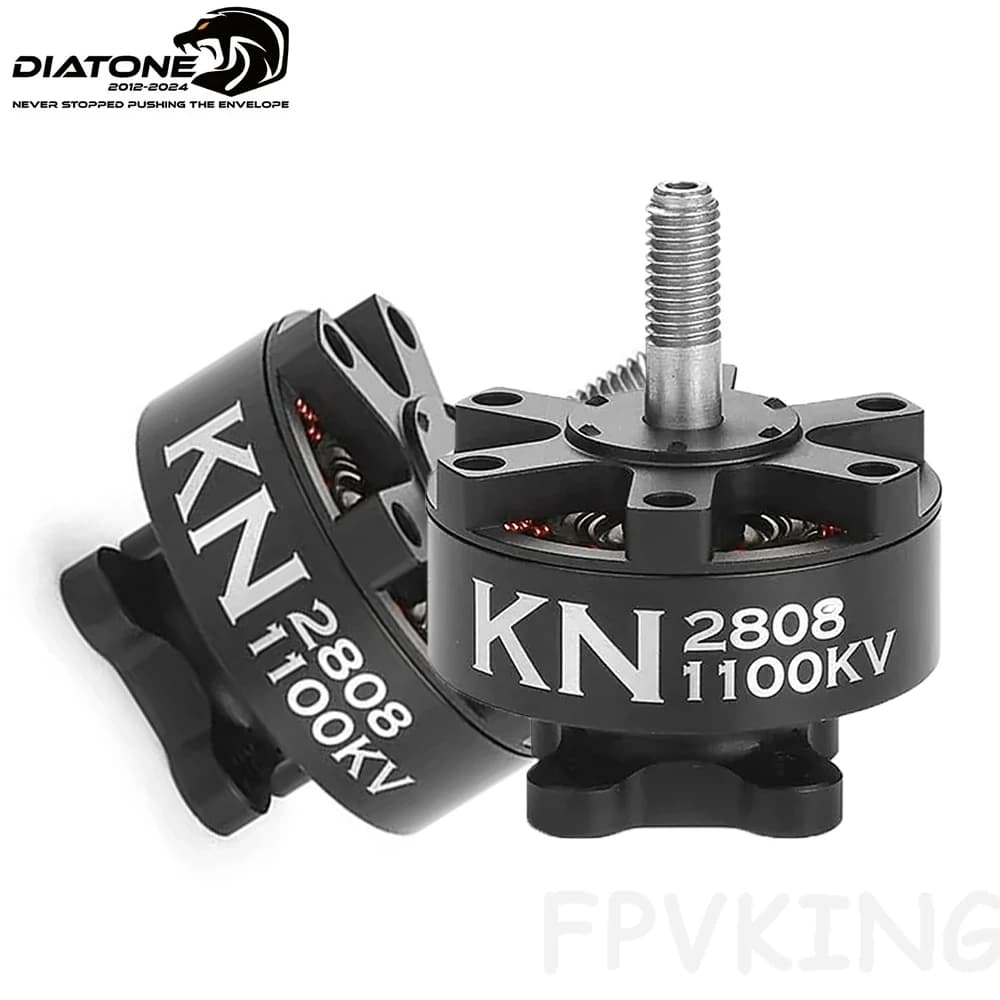 DIATONE MAMBA KN2808 1100KV Brushless Motor - 6mm Titanium Shaft for 7inch 4-6S RC FPV Racing Drone