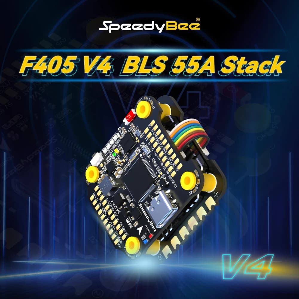 SpeedyBee F405 V4 BLS 55A 30x30 FC&ESC Stack 4in1 ESC Compatible with iNAV And BF Wireless Bluetooth - 1